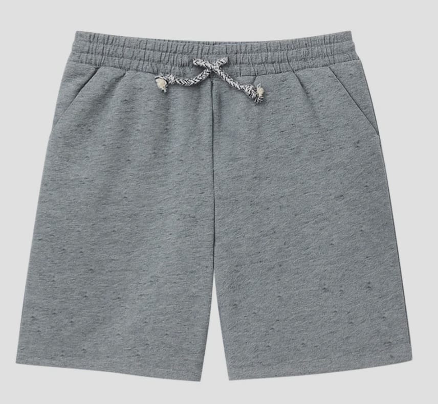 Fleece drawcord shorts